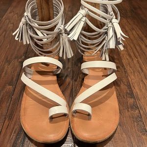 Jeffrey Campbell Fringe Sandals